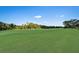 Expansive view of the lush green golf course stretching into the horizon under a clear blue sky at 8735 Olde Hickory Ave # 8303, Sarasota, FL 34238