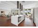 Bright clubhouse with a modern kitchen island and ample seating at 1524 Remington Trace Dr, Port Charlotte, FL 33953