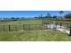 Community dog park area with separate areas for large and small dogs, and dog waste station at 1819 Redmond Brook Ln, Ruskin, FL 33570