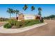 Entrance to the Hawks Point at South Shore neighborhood and landscaping at 1819 Redmond Brook Ln, Ruskin, FL 33570