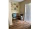 Foyer entrance with bench seating and decorative shelving at 6032 Arlene Way, Bradenton, FL 34207
