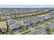 An aerial view of the neighborhood showcases the community layout and surrounding landscape at 17814 Cresswind Ter, Bradenton, FL 34211