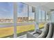Panoramic view of the marina from the unit's spacious balcony at 250 Santa Maria St # 215, Venice, FL 34285