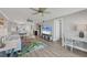 Bright living room features a work station, open layout, and modern flooring at 250 Santa Maria St # 215, Venice, FL 34285