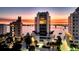 Beautiful modern waterfront condo building with sunset view and boat docks at 280 Golden Gate Pt # 400, Sarasota, FL 34236