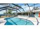 Private, screened-in pool and patio area ideal for relaxation and outdoor activities at 316 Scott Ave, Sarasota, FL 34243