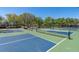 Outdoor pickleball courts offer a recreational space within the community at 428 Islebay Dr, Apollo Beach, FL 33572