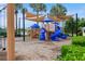 Outdoor playground with slides, swings, and climbing structures for residents to enjoy at 428 Islebay Dr, Apollo Beach, FL 33572