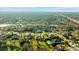 Picturesque aerial view of neighborhood with mature landscaping, golf course, and lake views for a tranquil and inviting setting at 6107 Glen Abbey Ln, Bradenton, FL 34202