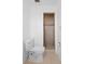 Clean bathroom featuring a toilet and a walk-in shower with neutral tile, ready for your touch at 7018 13Th E Ave, Bradenton, FL 34208
