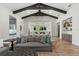 Open living area blending kitchen and dining with natural light and stylish decor at 8455 Lindrick Ln, Bradenton, FL 34202