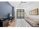 Modern office with work space, lounge, and access to the pool area at 8455 Lindrick Ln, Bradenton, FL 34202