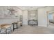 Cozy home office with stylish decor, a modern desk, and comfortable seating at 9818 Old Hyde Park Pl, Bradenton, FL 34202