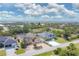 Aerial view of beautiful homes and landscape with a lake, trees, and blue skies at 10494 Atenia St, Port Charlotte, FL 33981