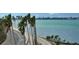 Scenic coastal road lined with tall palm trees and beautiful water views at 11 Sunset Dr # 303, Sarasota, FL 34236