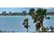 Beautiful water view with palm trees in the foreground and buildings in the distance at 11 Sunset Dr # 303, Sarasota, FL 34236