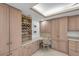 Built-in desk, storage, and shelving makes working from home simple! at 1465 Gulf Of Mexico Dr # 104, Longboat Key, FL 34228