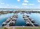 Waterfront community featuring boat docks, multiple boats, and beautiful real estate at 1805 7Th St E, Palmetto, FL 34221