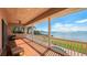 Beautiful balcony view showcasing the ocean horizon, providing a peaceful and scenic outdoor experience at 202 Gaines Ave, Sarasota, FL 34243