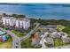Aerial view of a residential neighborhood near a beautiful waterfront with a golf course at 2904 Captains Ct # 2904, Palmetto, FL 34221