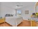 Cozy bedroom with natural light, wood floors and ample space at 2904 Captains Ct # 2904, Palmetto, FL 34221