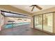A cozy lanai with a screened-in private pool at 3692 Glen Oaks Manor Dr, Sarasota, FL 34232