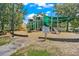 Enjoy a large playground with climbing wall and towers for children ages 5 to 12 at 3715 Bond Pl, Sarasota, FL 34232