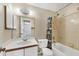 Bathroom featuring a bathtub and shower combination, toilet and vanity at 4414 Spicewood Dr # H, Bradenton, FL 34208