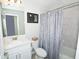 Clean bathroom with vanity, toilet, and shower/tub combination at 5118 78Th St E Cir, Bradenton, FL 34203