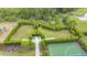 A fenced community dog park with separate areas and play space for dogs of all sizes at 6378 Grandview Hill Ct, Bradenton, FL 34203