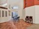 Dining room with tile floors and sliding doors to outdoor space at 7821 Geneva Ln # 11, Sarasota, FL 34243