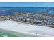 Breathtaking aerial view showcases the coastal community with pristine beaches and stunning waterfront scenery at 101 Benjamin Franklin Dr # 71, Sarasota, FL 34236