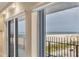 Balcony with a panoramic beach and ocean view at 101 Benjamin Franklin Dr # 71, Sarasota, FL 34236