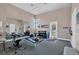 Weight room featuring lots of free weights, benches, a large mirror and an emergency exit at 10600 Lemon Creek Loop # 102, Englewood, FL 34224