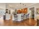 Beautiful kitchen with wood cabinets, granite countertops, and stainless steel appliances at 11031 Hyacinth Pl, Lakewood Ranch, FL 34202