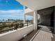 Balcony view of waterfront with a waterfront view at 1255 N Gulfstream Ave # 407, Sarasota, FL 34236