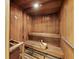 Enjoy the relaxing wooden sauna, complete with bench, bucket, thermometer, and heater for a luxurious experience at 1255 N Gulfstream Ave # 407, Sarasota, FL 34236
