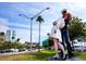 Statue depicts a sailor kissing a nurse in front of beautiful urban landscapes in Sarasota at 1255 N Gulfstream Ave # 407, Sarasota, FL 34236