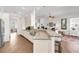 Open kitchen featuring granite counters, stainless steel appliances, and breakfast bar at 4616 Blue Marlin Dr, Bradenton, FL 34208