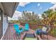 Outdoor deck featuring seating and scenic views at 7892 S Leewynn Pl, Sarasota, FL 34240