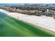 Breathtaking aerial view of the beach near property and its surrounding community at 915 Beach Rd # 318, Sarasota, FL 34242