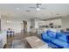 Open living area with a view of the kitchen and dining area, creating an inviting and connected space at 11233 82Nd E St, Parrish, FL 34219