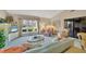 Bright and airy living room with large windows, comfortable seating, and a view of the outdoors at 3825 Wilshire Cir # 1, Sarasota, FL 34238