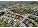 Aerial view of the property in a desirable community, surrounded by lakes and lush landscapes at 4706 Roycroft Ter, Parrish, FL 34219