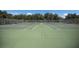 Well-maintained tennis courts with green surfaces and surrounding fence at 6 Bunker Cir, Rotonda West, FL 33947
