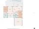 Detailed floor plan showcasing the layout of rooms, including bedrooms, kitchen, living spaces, and garage at 9408 69Th E Ave, Palmetto, FL 34221