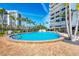 Inviting pool with clear blue water and a well-maintained deck, perfect for relaxation and enjoyment at 101 Benjamin Franklin Dr # 63, Sarasota, FL 34236