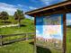 A map kiosk at The Celery Fields park showcasing trails and points of interest at 1471 Arcadia Ave, Sarasota, FL 34232