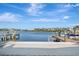 Breathtaking water view from the private dock, showcasing the serene surroundings at 15 Seaside Ct, Holmes Beach, FL 34217
