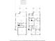 Detailed floor plan showing layout of first and second floor, including kitchen, living room, bedrooms, and bathrooms at 2305 Pine Ter, Sarasota, FL 34231